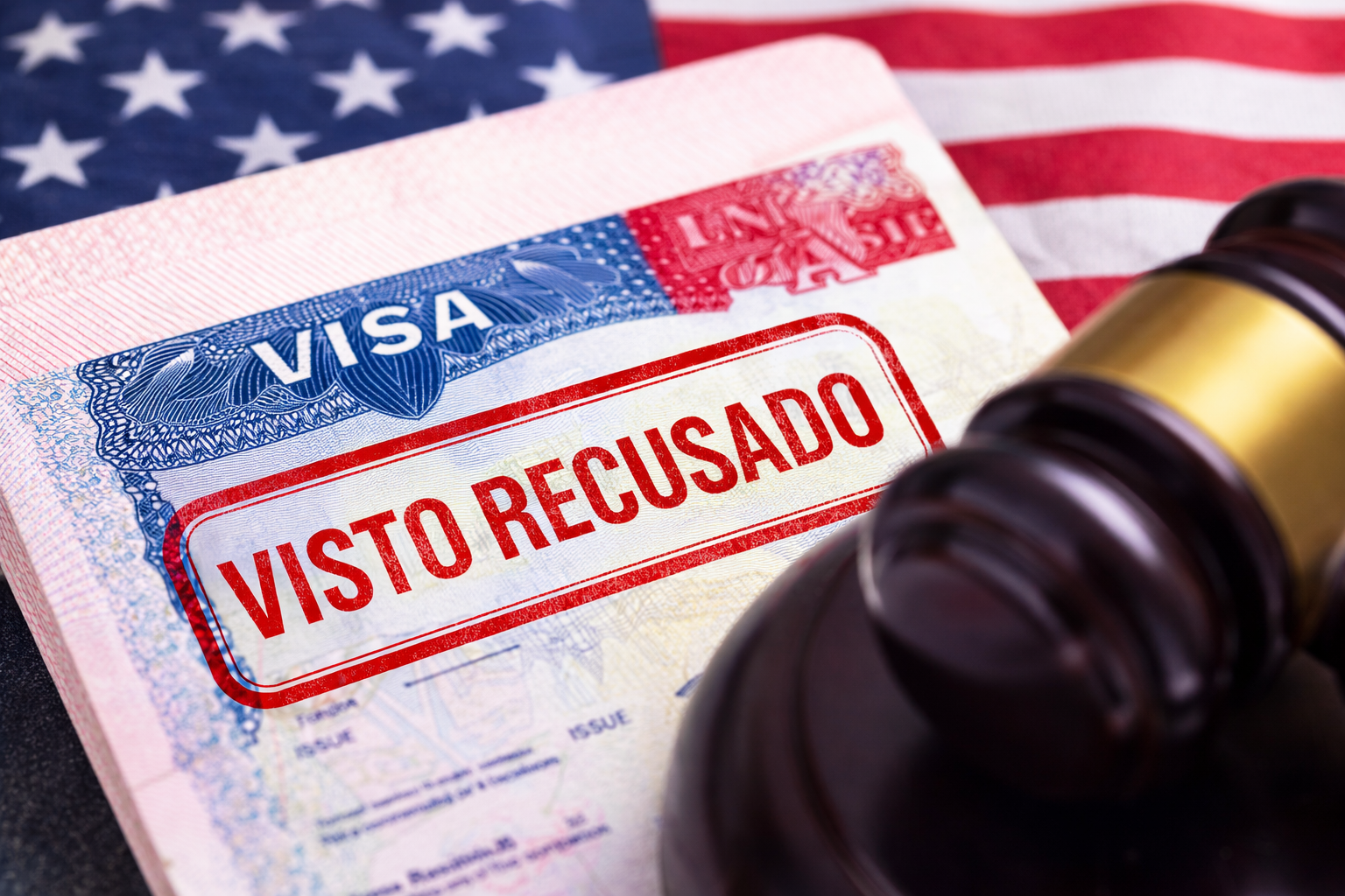 VISTO AMERICANO RECUSADO