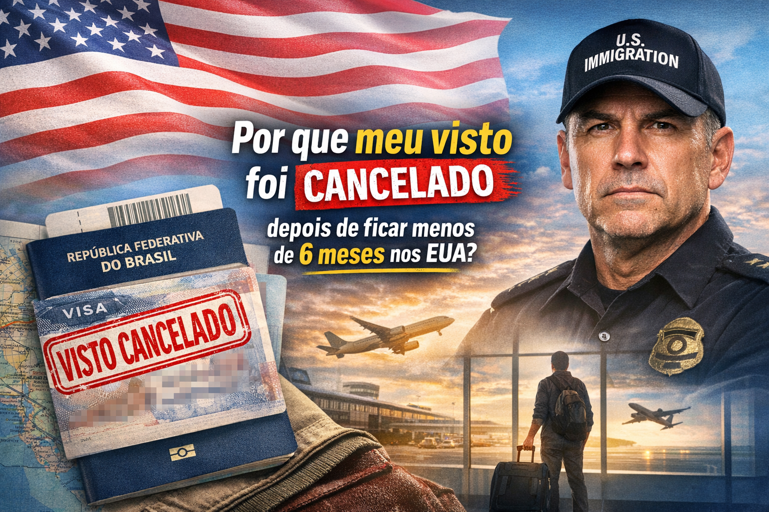 Por que meu visto americano foi cancelado?